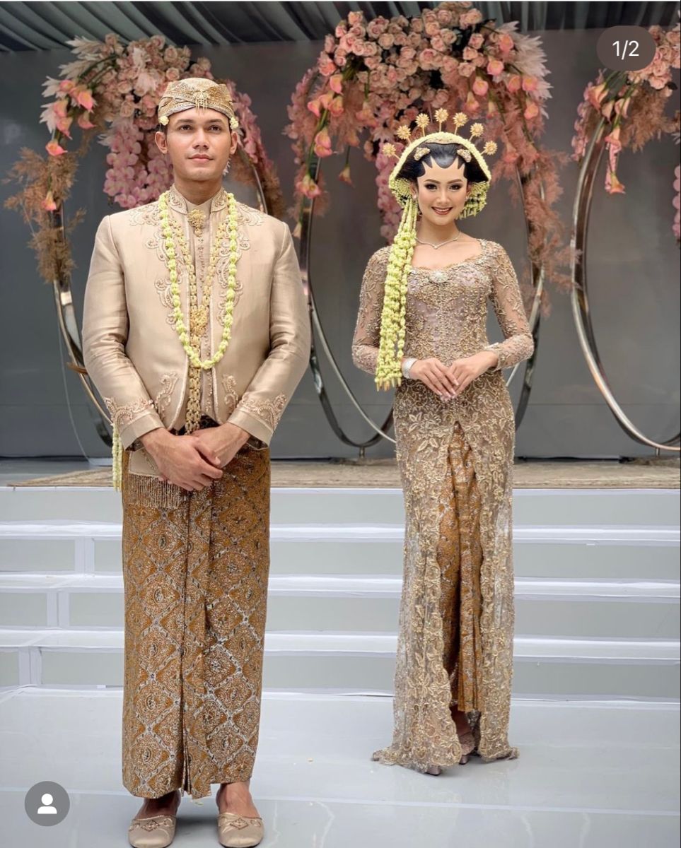 Set Kebaya Pengantin Gold